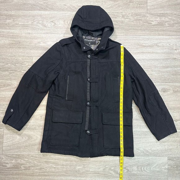 STEVE MADDEN LTD Men’s Size L Hooded Winter Parka Jacket coat Big Pockets island - Picture 6 of 8
